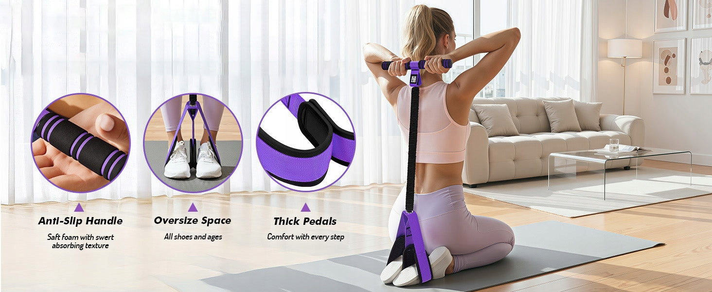 RESISTANCE RUBBER TAPE FOR WOMEN TO EXERCISE AT HOME THIGH LEG EXPANDER Number of pieces in the set 1