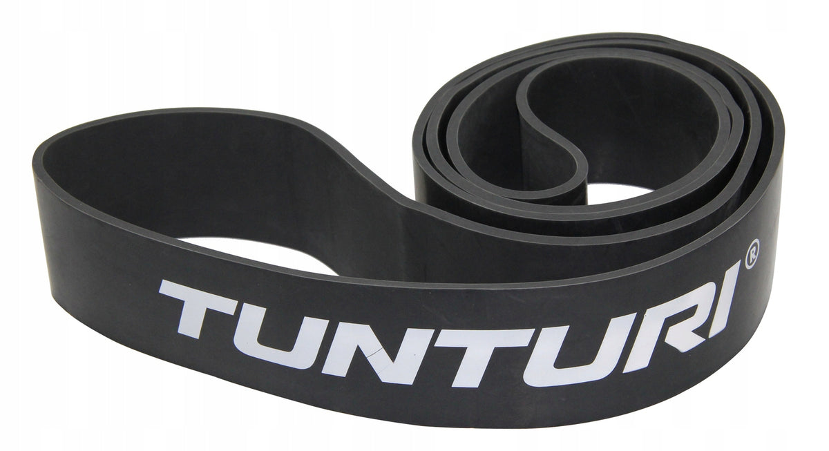 RESISTANCE RUBBER TUNTURI POWER BAND EXTRA HEAVY BLACK