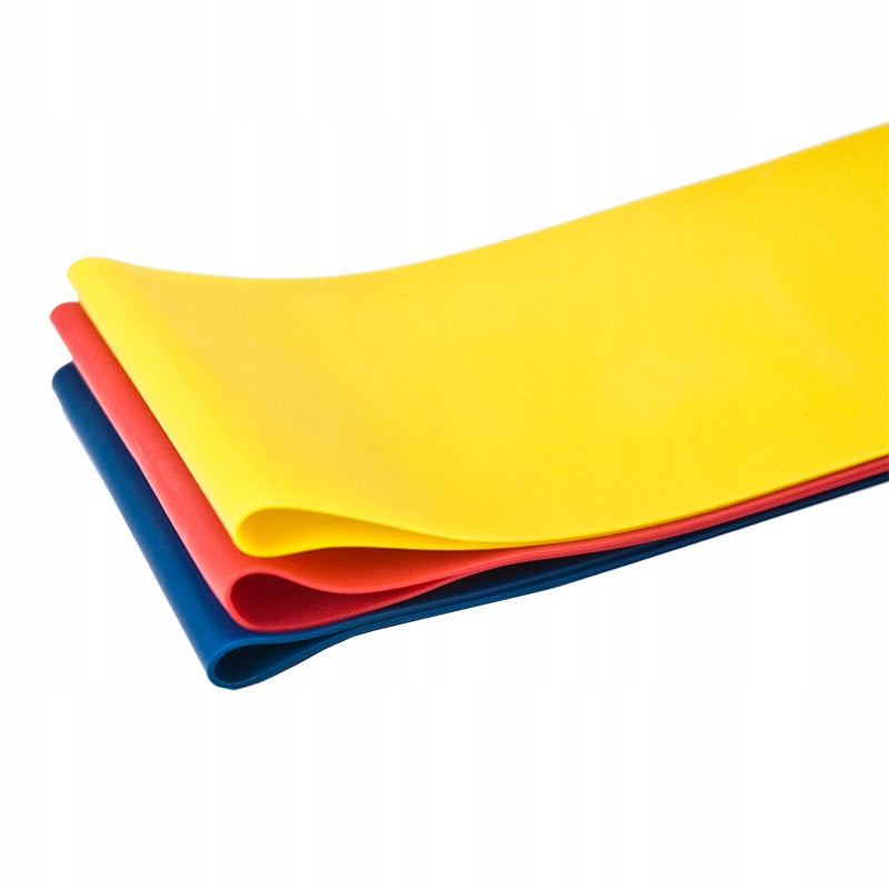 RESISTANCE RUBBERS 50 CM SET OF 3 PCS FOR STRETCHING EXERCISES TRAINING MINI BAND Manufacturer code FE08081