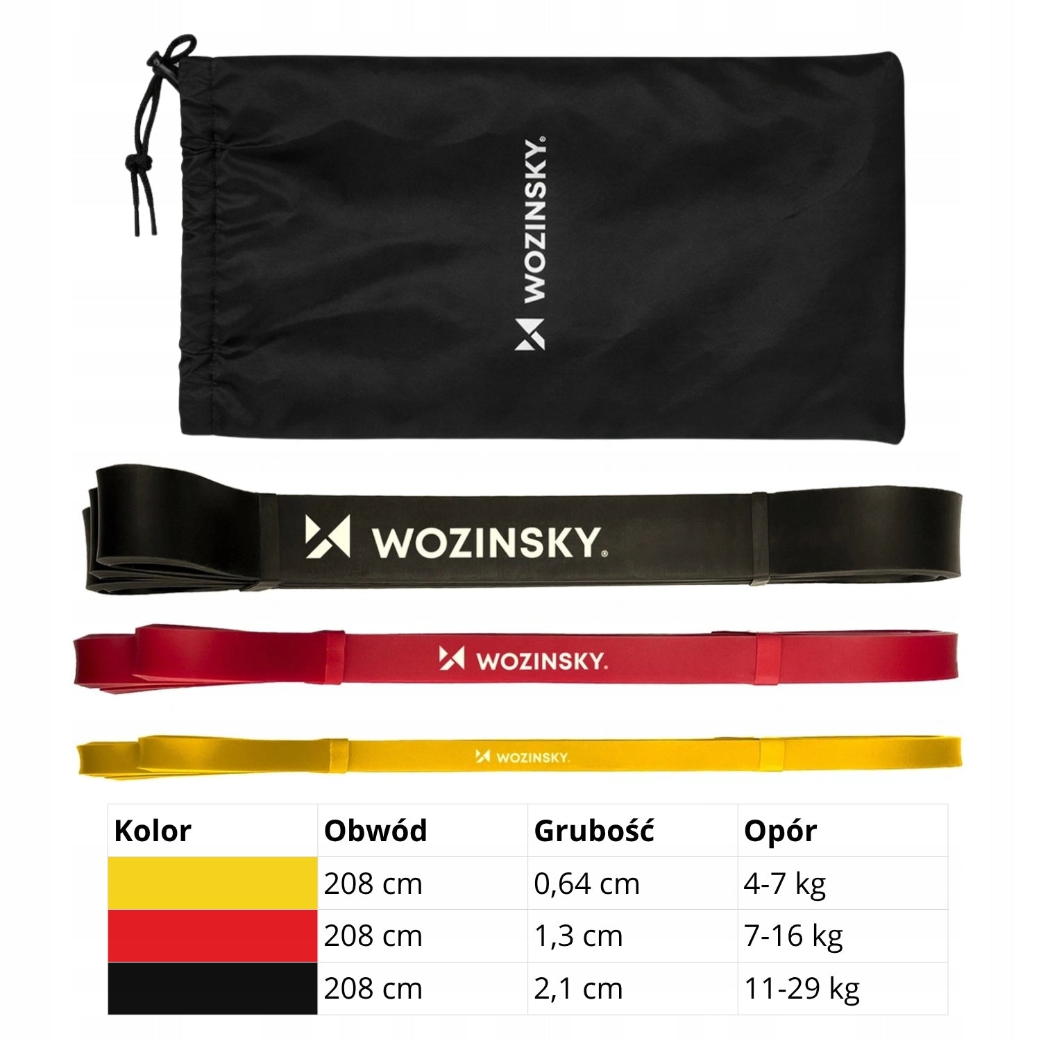 RESISTANCE RUBBERS FOR EXERCISE FITNESS GYM CROSS SET OF 3 BANDS Color multicolor