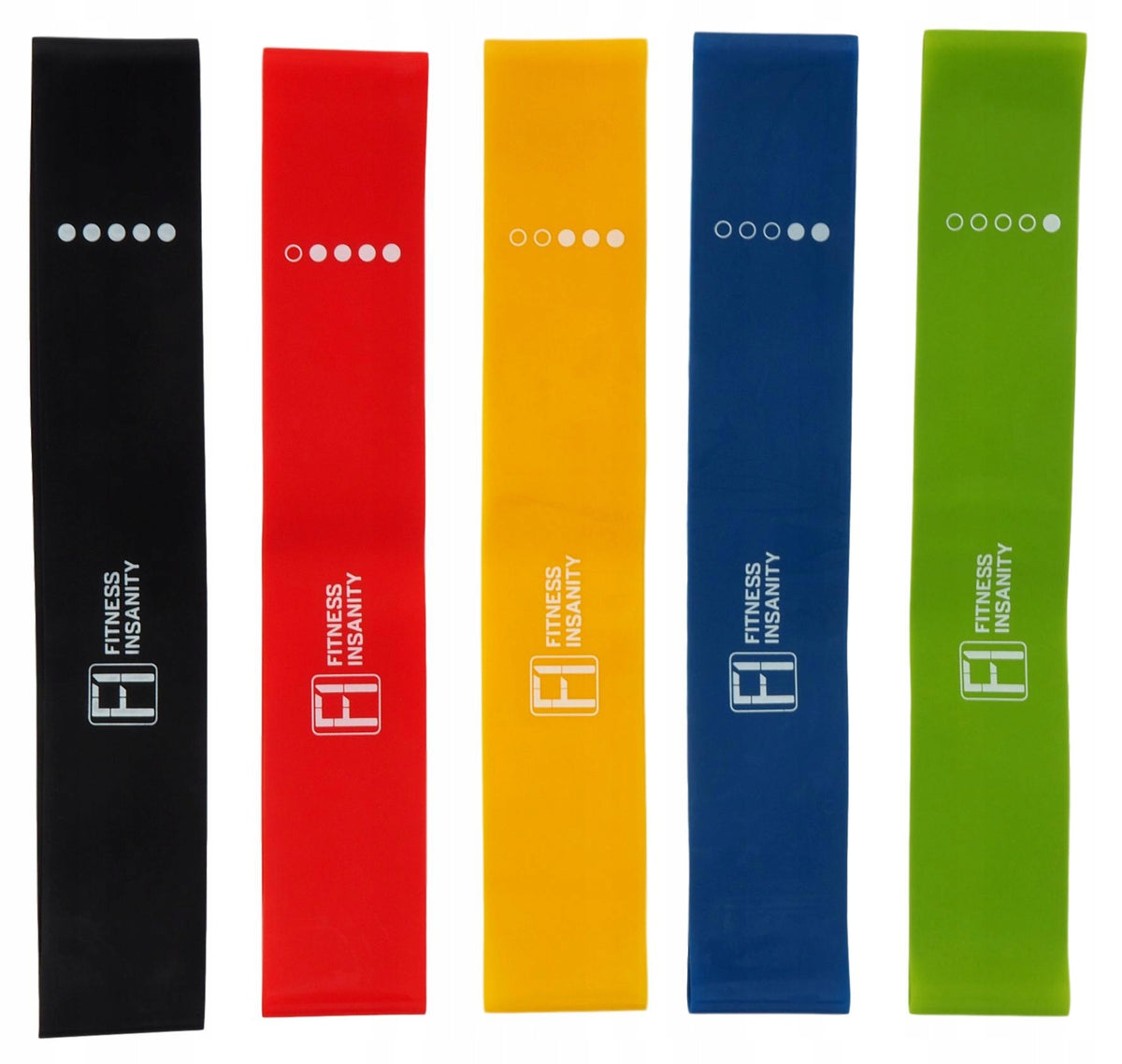 RESISTANCE RUBBERS FOR EXERCISE MINI BAND FITNESS TAPE FIZJO SPORT ON CELLULITE