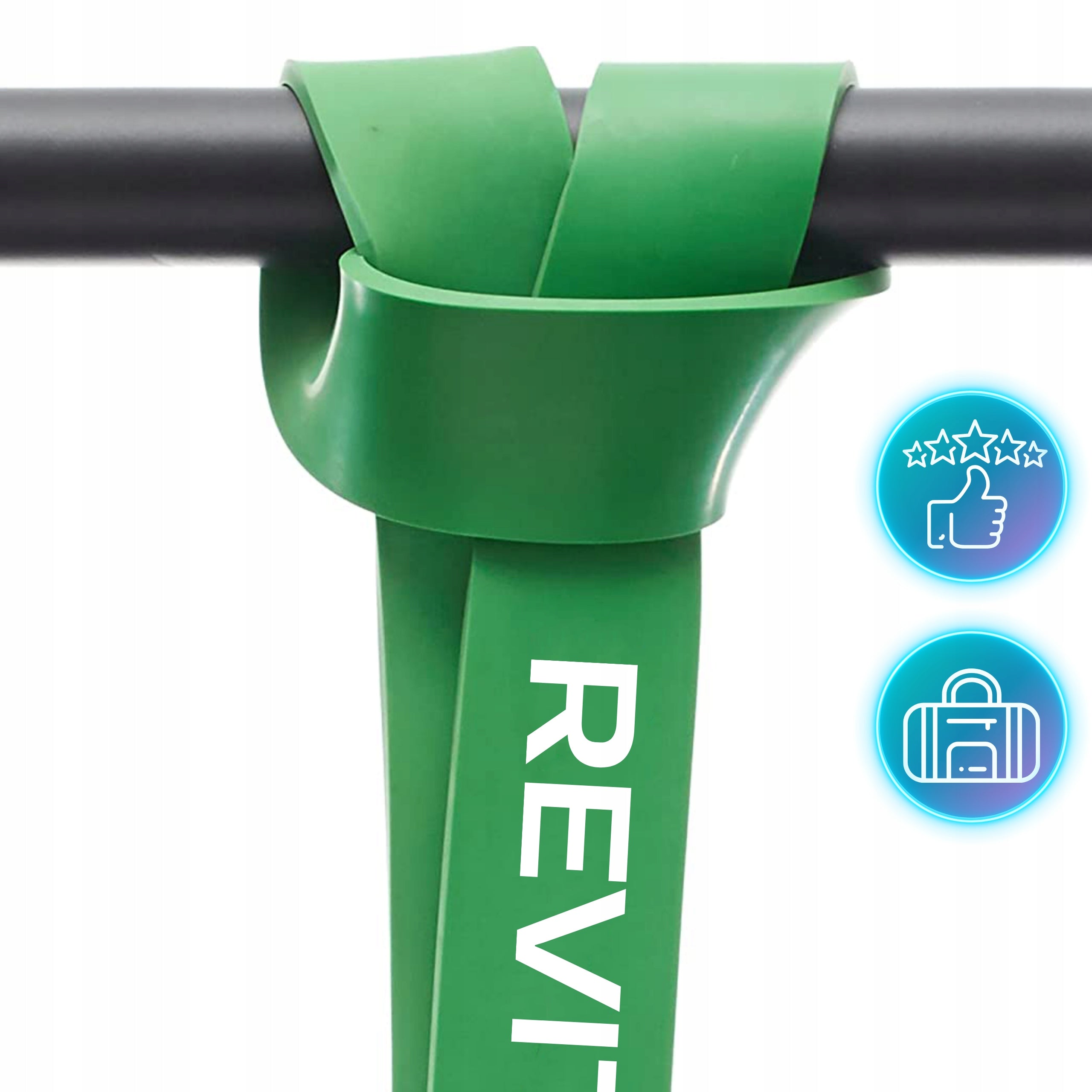 RESISTANCE RUBBERS FOR EXERCISE POWER BANDS FOR PULL-UP CROSSFIT HIGH QUALITY Width 44 mm