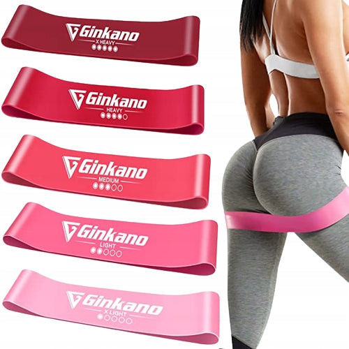 RESISTANCE RUBBERS FOR FITNESS TAPE EXERCISES
