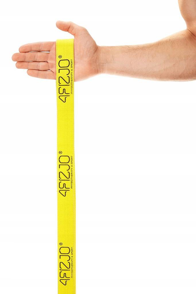 RESISTANCE TAPE 4FIZJO Power Band 210 cm 27-35 kg Yellow rubber Packaging status original