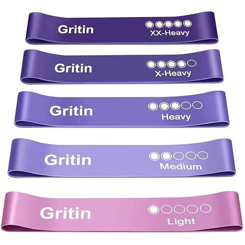 RESISTANCE TAPES FITNESS SET OF 5 PIECES RESISTANCE FOR WOMEN HOME GIFT Brand no brand