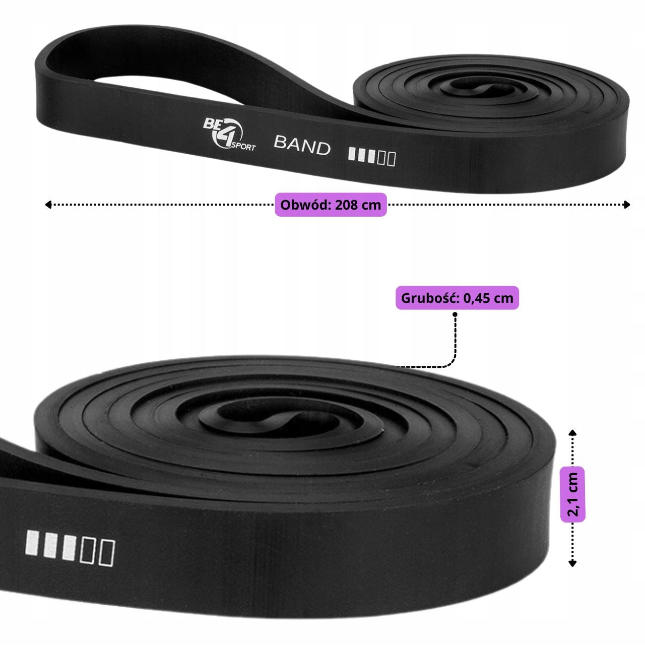 RESISTANCE TRAINING RUBBER DURABLE ELASTIC BAND POWER BAND Resistance 13-23kg Packaging status original