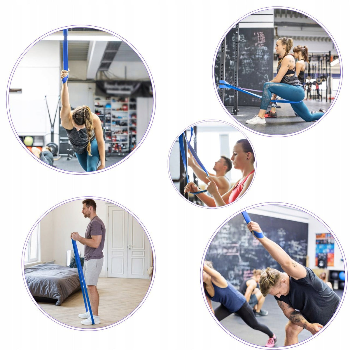 RESISTANCE TRAINING RUBBER DURABLE ELASTIC BAND POWER BAND Resistance 23-54kg Manufacturer code 5056