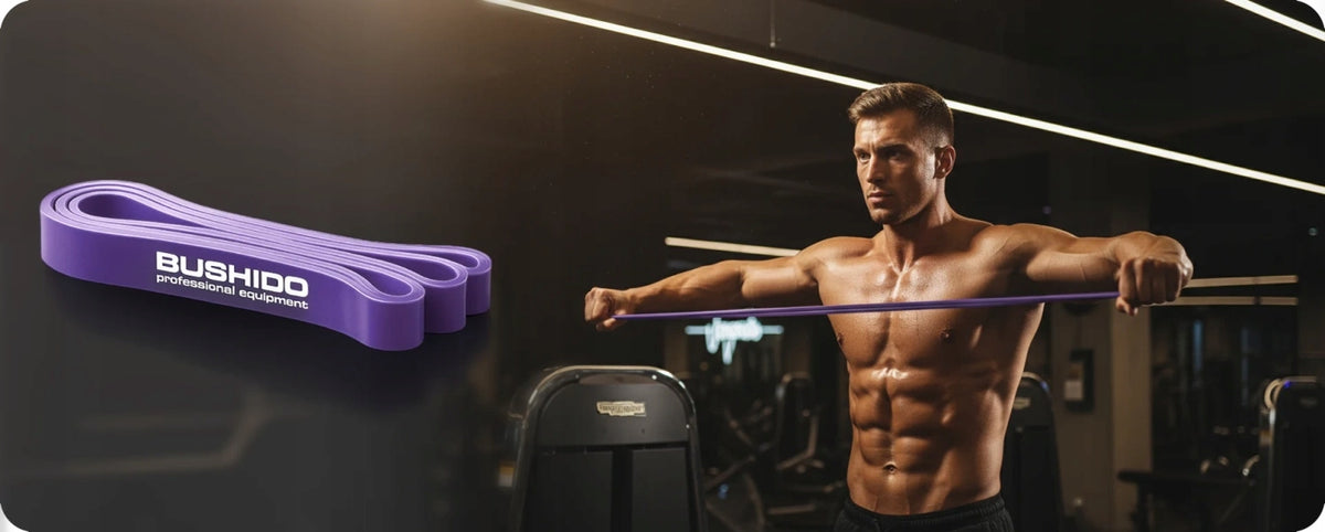 RESISTANCE TRAINING RUBBER POWER BAND 32mm DBX BUSHIDO 16-39 KG Packaging status original
