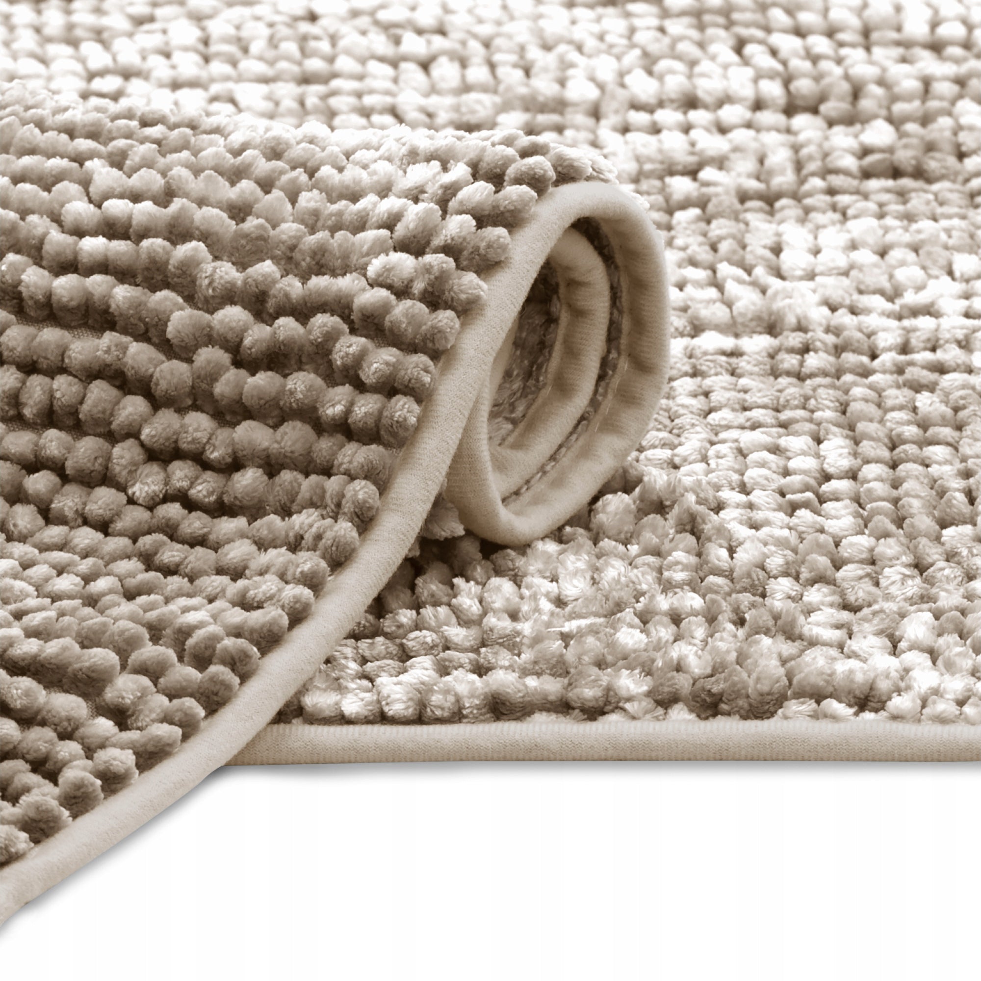 RESTILO Bathroom Rug Non-Slip Chenille Shaggy 50X70 Cappuccino Packaging status original