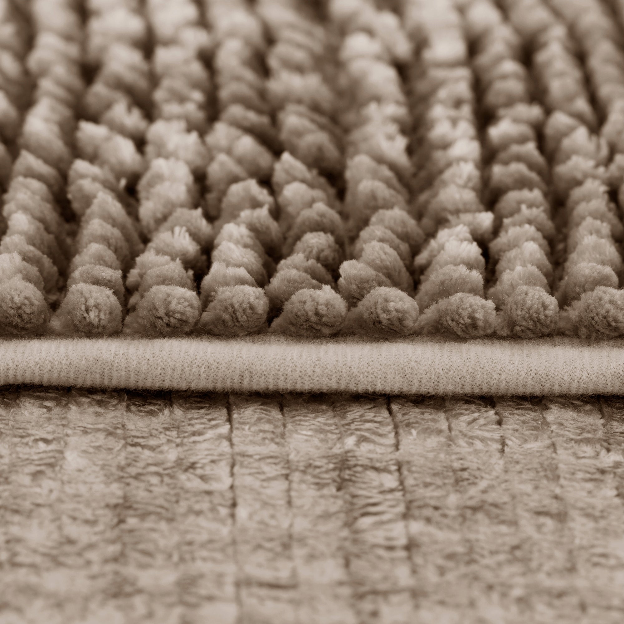 RESTILO Bathroom Rug Non-slip Set 50X80+40X55 Dark Beige Brand Restilo