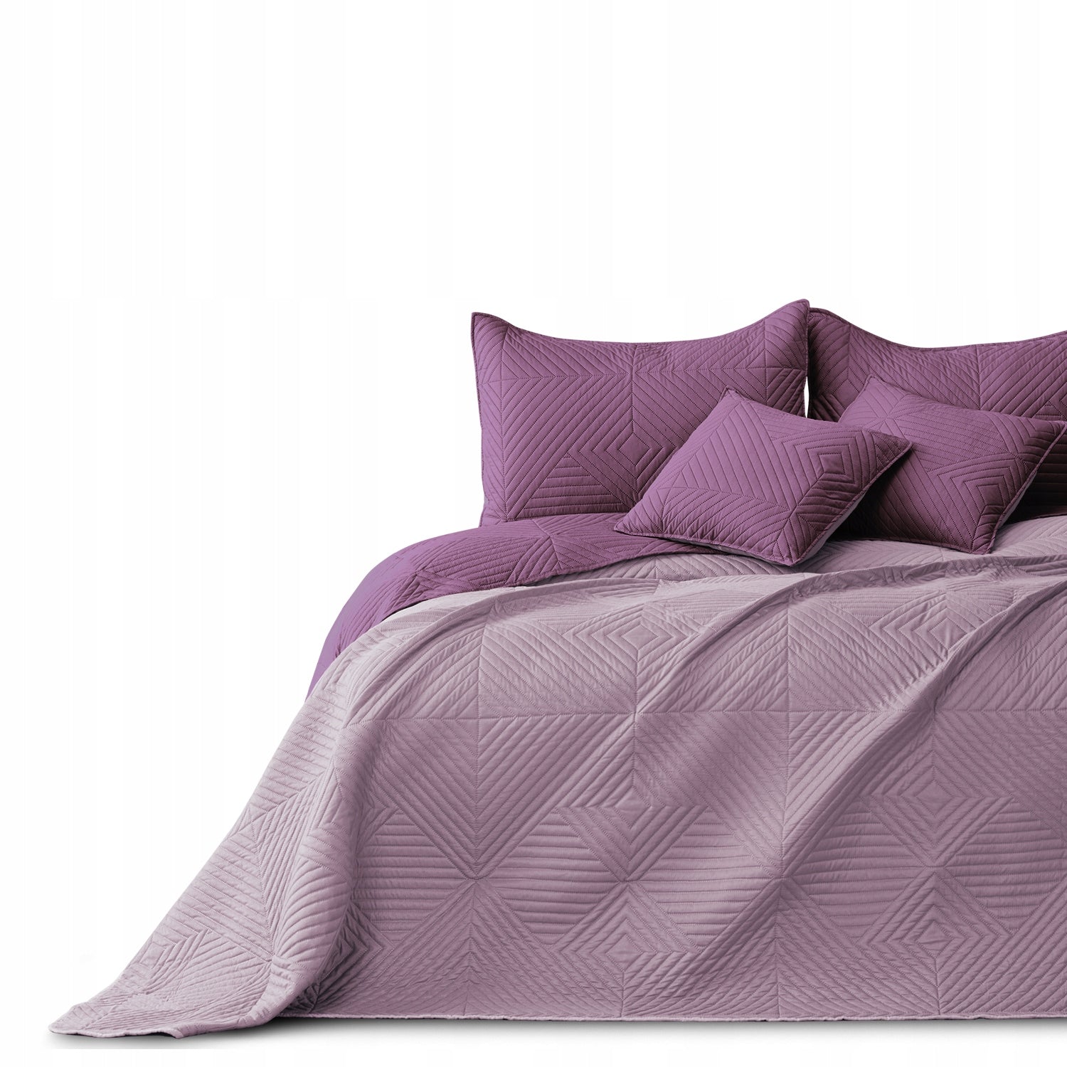 RESTILO Bedspread sofa bed quilted 220x240 Powder pink