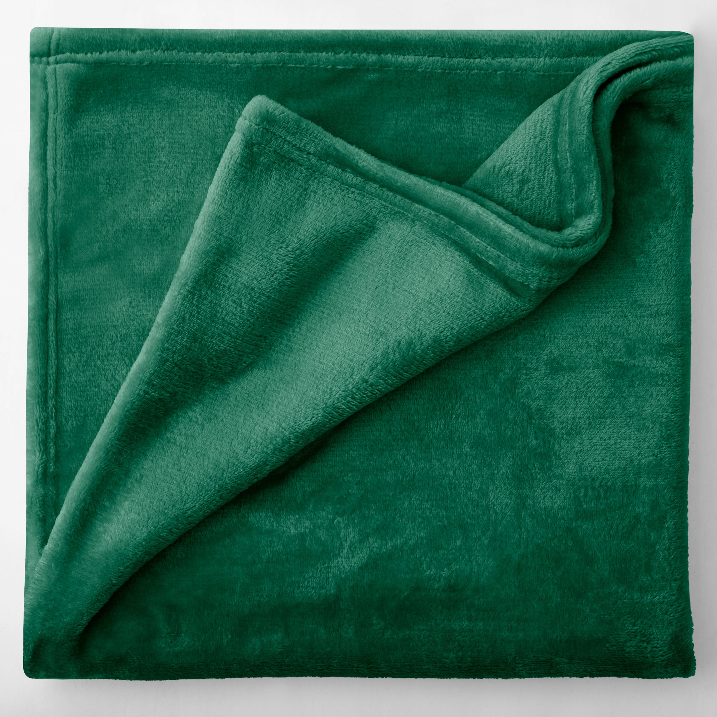 RESTILO Microfiber blanket Green 150x200 cm bedspread for sofa smooth Packaging status original
