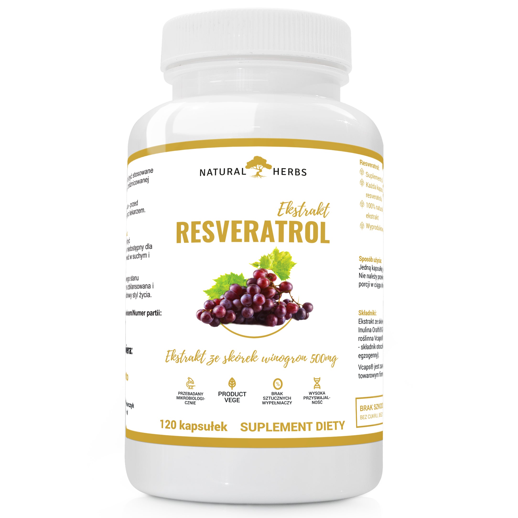 RESVERATROL Extract Cardiovascular pressure Alto Pharma 120 kaps.