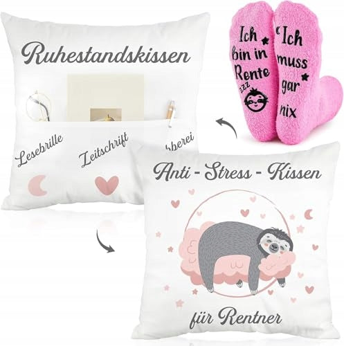 RETIREMENT GIFT SET FOR WOMEN ANTI-STRESS PILLOWCASE Brand no brand