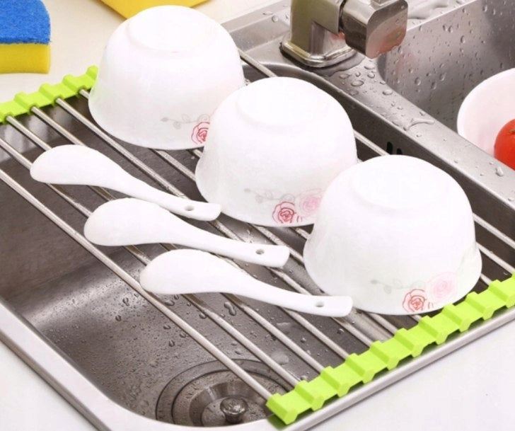 RETRACTABLE DISH DRAINER MAT RETRACTABLE SINK DRYER Brand Magboss