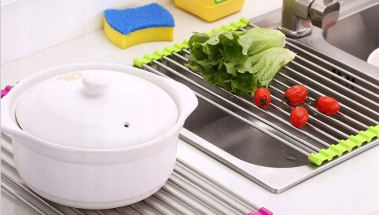 RETRACTABLE DISH DRAINER MAT RETRACTABLE SINK DRYER Trade name 60507