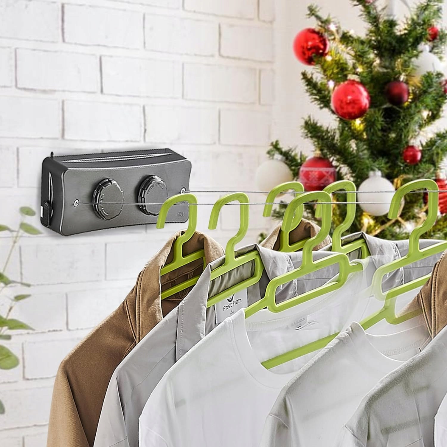 RETRACTABLE LAUNDRY CORD ANTI-HANGING 20KG LOAD CAPACITY FOR BALCONY Brand Bedee