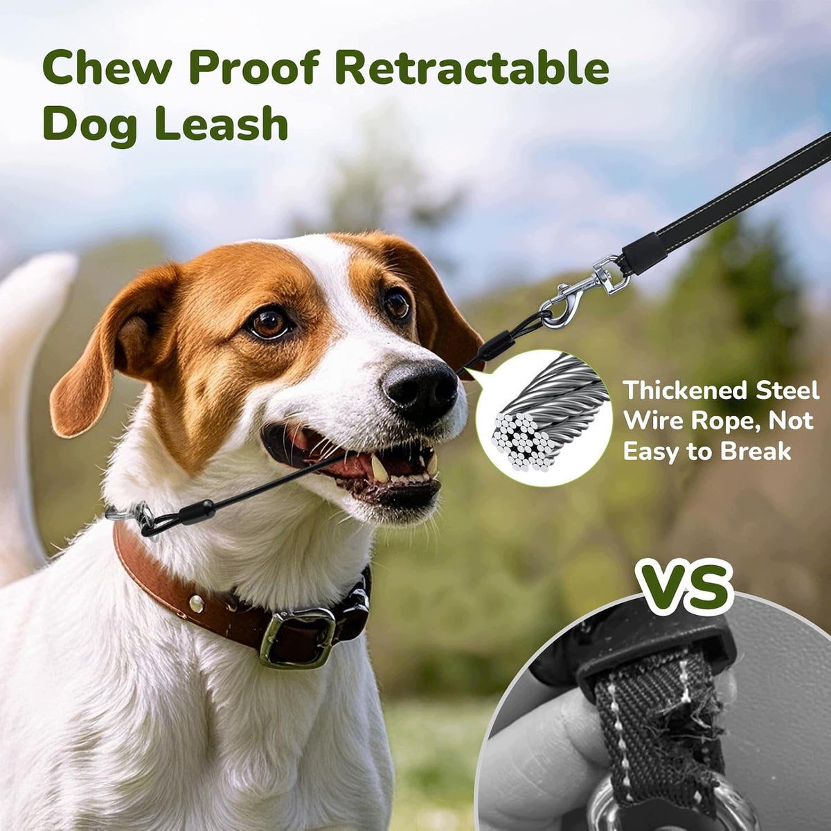 RETRACTABLE LEASH FOR DOG 10M AUTOMATIC UP TO 50KG ANTI-SLIP