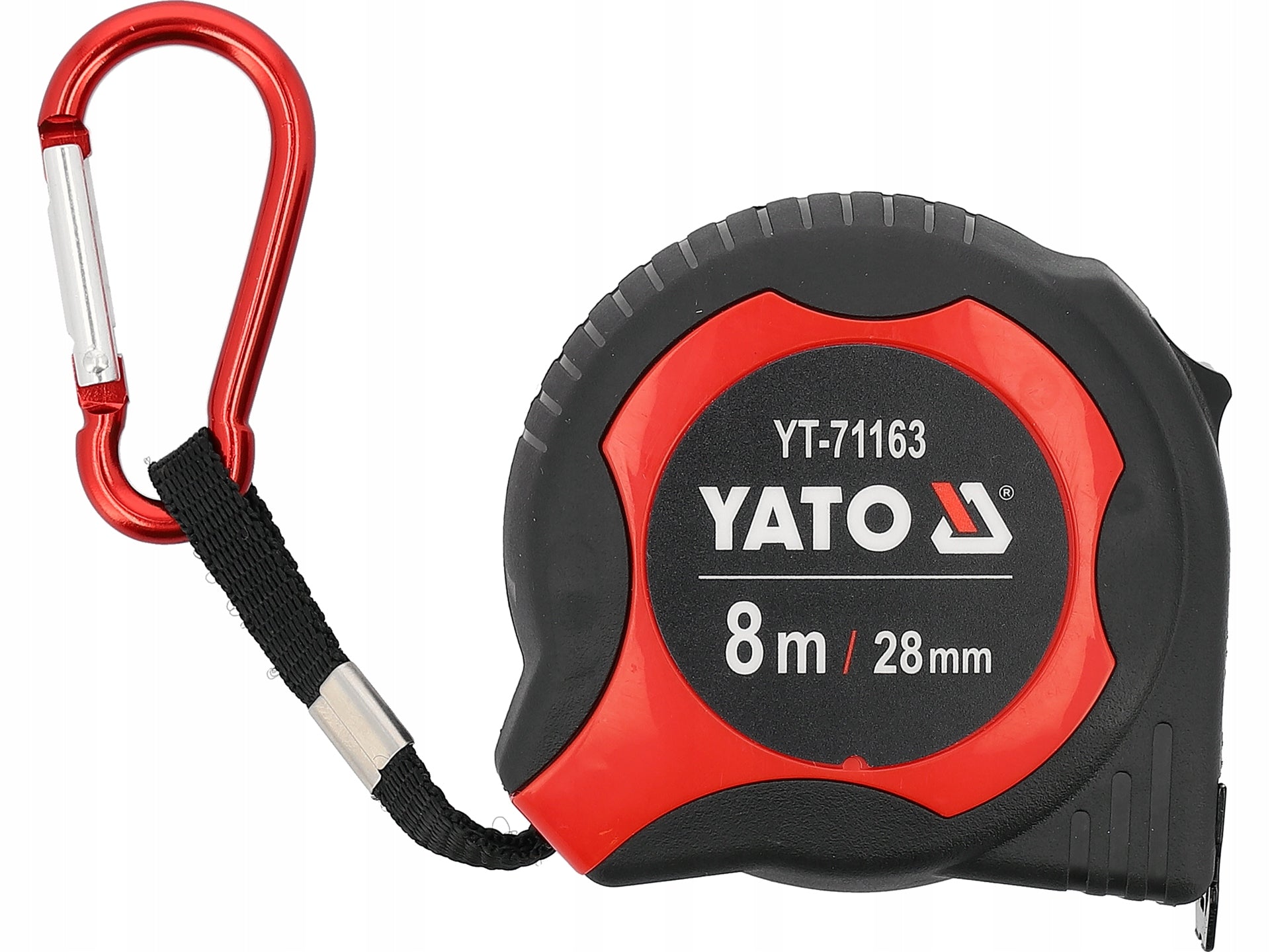 RETRACTABLE MEASURE YATO 8 m x 28 mm STEEL ABS TAPE CLASS II MEASURING CUP WITH LOCK Manufacturer code YT-71163