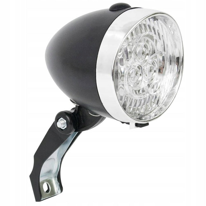RETRO BICYCLE LIGHT LED FRONT - BATTERY OPERATED - CE