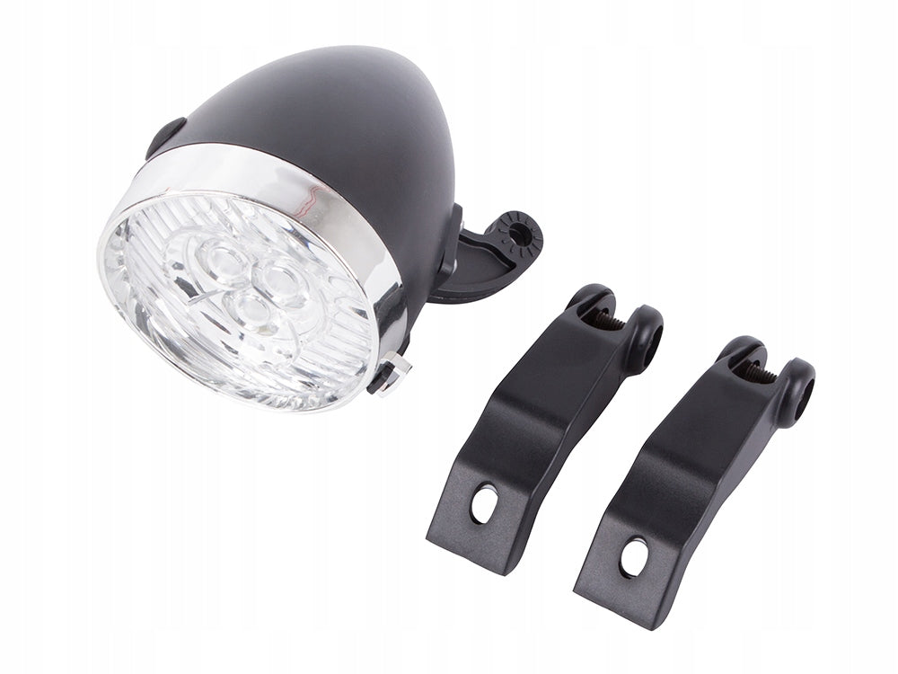 RETRO BICYCLE LIGHT LED FRONT - BATTERY OPERATED - VERK GROUP Brand sportown