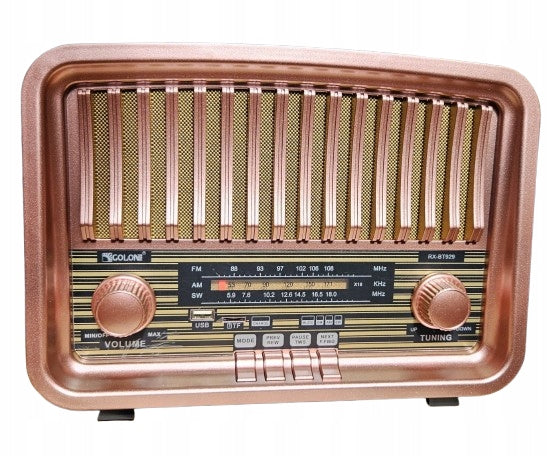 RETRO BLUETOOTH RECHARGEABLE NETWORK RADIO Packaging status original