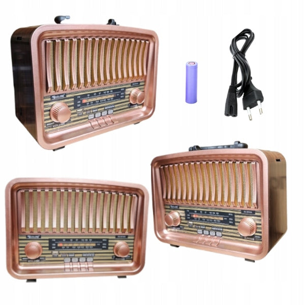 RETRO BLUETOOTH RECHARGEABLE NETWORK RADIO