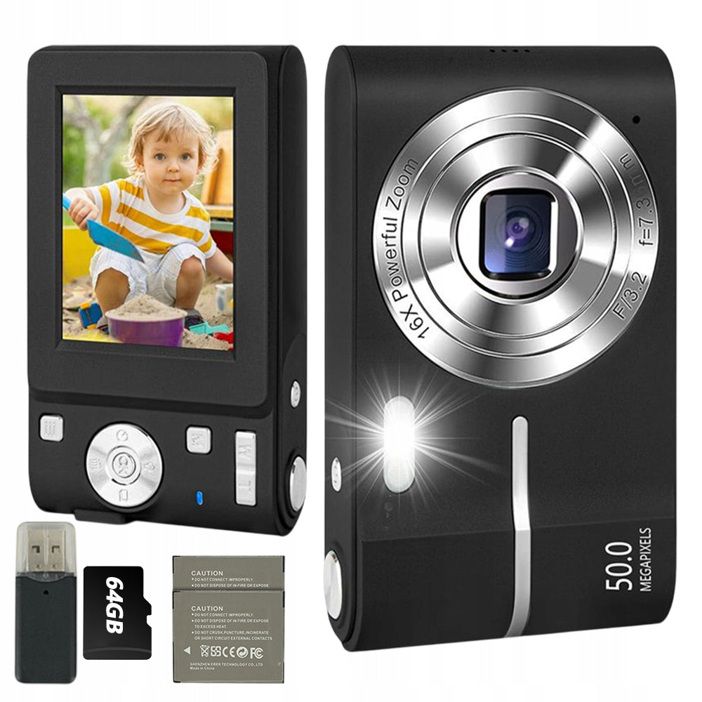 RETRO DIGITAL CAMERA PORTABLE CCD CAMERA WITH 16X ZOOM FLASH FOR KIDS Brand no brand