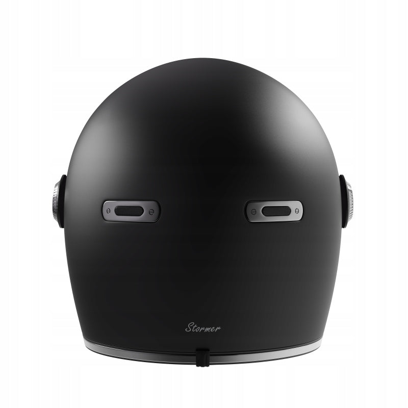 RETRO HELMET STORMER HISTORY BLACK MATT BLACK MAT Size S Manufacturer STORMER
