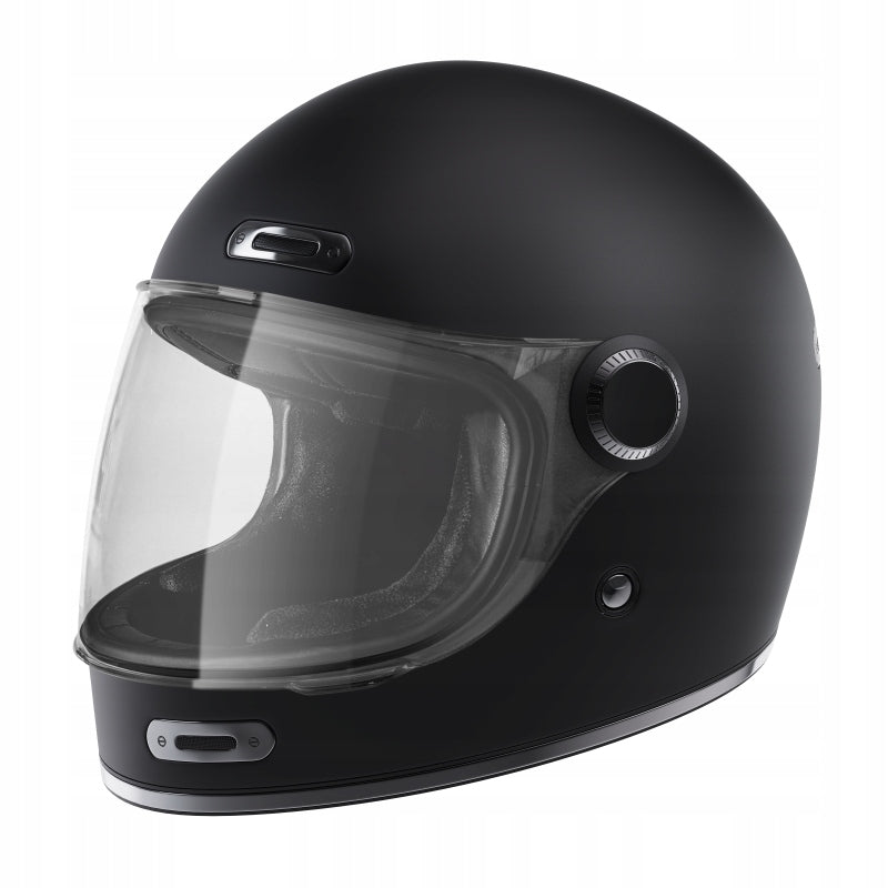 RETRO HELMET STORMER HISTORY BLACK MATT BLACK MAT Size S