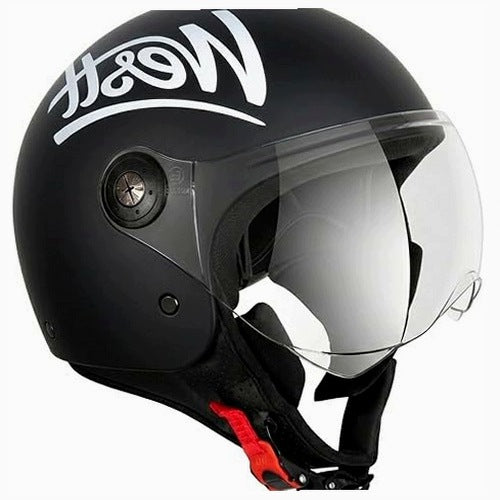 RETRO JET WOMEN'S MOTORCYCLE HELMET ECE S XL BLACK Men's