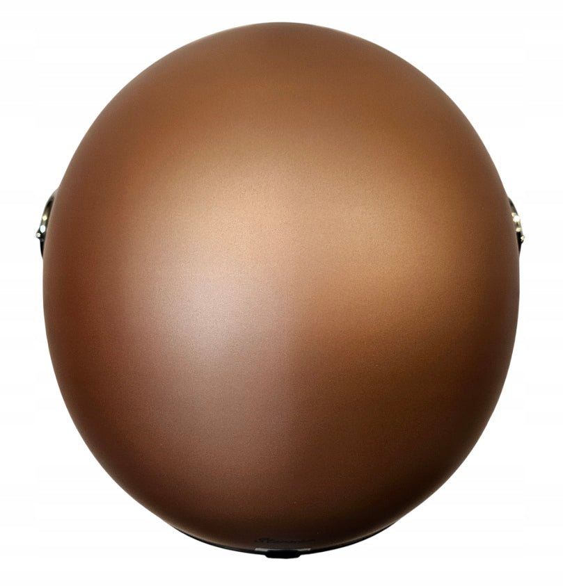 RETRO OPEN HELMET WITH BLEND STORMER CLYDE ROSE GOLD MAT Size M Manufacturer's catalog number 408-C01-A07-09
