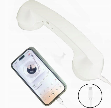 RETRO PHONE EARPHONE USB-C VINTAGE STYLE FOR SMARTPHONES Manufacturer code RE-1426