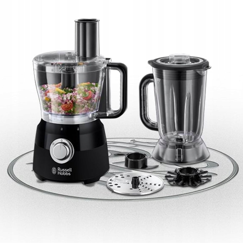 RETRO RIBBON FOOD PROCESSOR BLENDER 1,5L SHREDDER Brand Russell Hobbs