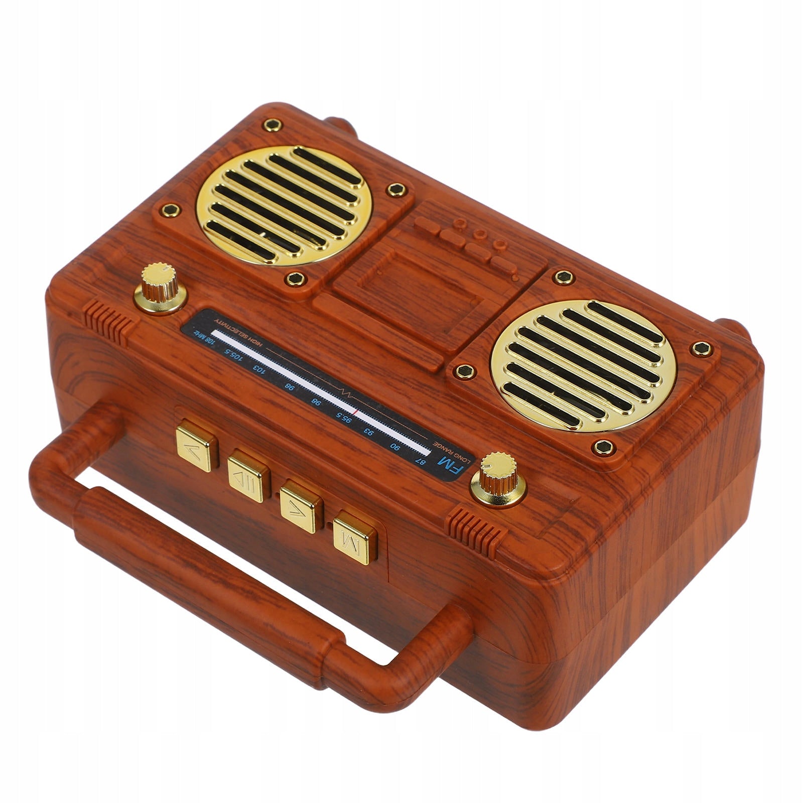 RETRO WIRELESS MINI SPEAKER WITH SUBWOOFER FOR HOME AND OUTDOOR