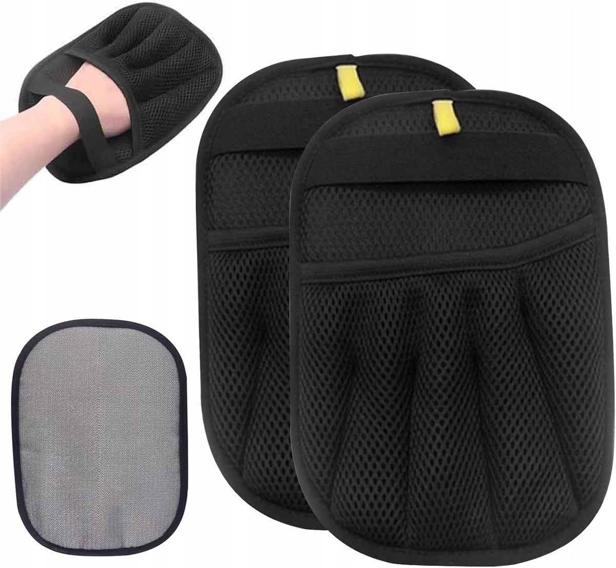 REUSABLE ANIMAL HAIR REMOVAL GLOVE 2 PIECES