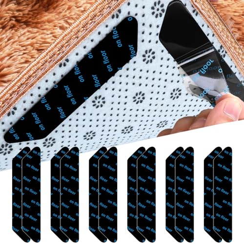 REUSABLE CARPET ANTI-SLIP TAPE 12PCS for Home Brand no brand