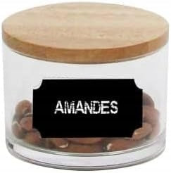 REUSABLE CHALK STICKERS FOR CONTAINER JARS Label length 38 mm