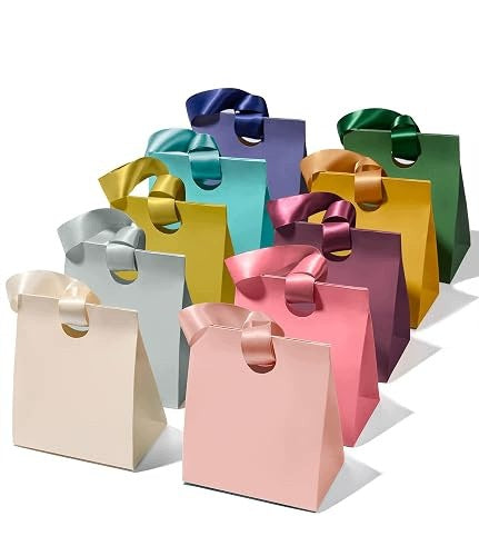 REUSABLE COLOR GIFT PAPER BAGS FOR PACKING 10 Brand no brand
