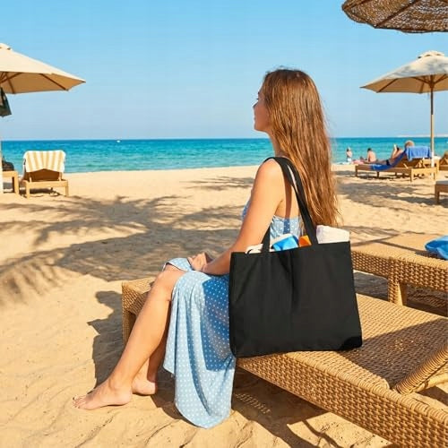 REUSABLE COTTON BAG 45X35 CM FOR MATERIAL SHOPPING 2 PCS. Manufacturer code Bez marki