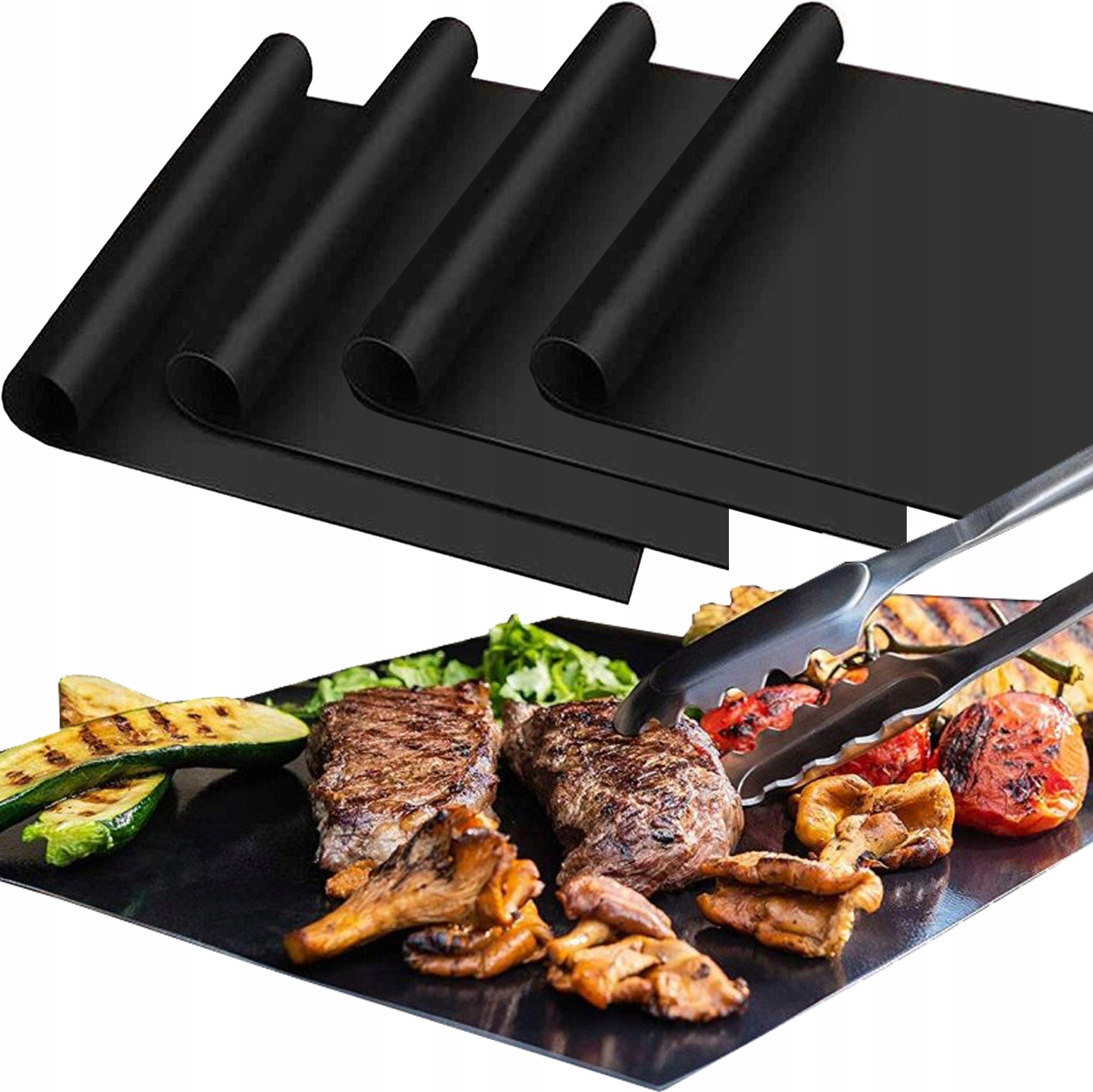REUSABLE OVEN GRILL MAT FOR BAKING TEFLON TRAY x10pcs Manufacturer code WIELORAZOWA TEFLON MATA NA GRILLA 10 SZTUK