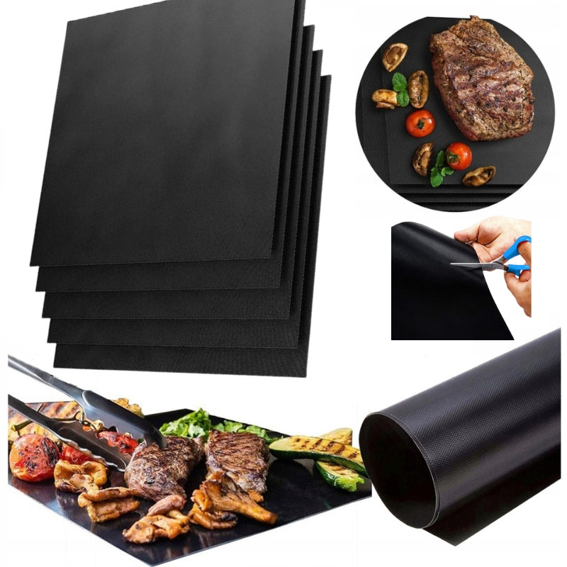 REUSABLE OVEN GRILL MAT FOR BAKING TEFLON TRAY x8pcs Manufacturer no brand