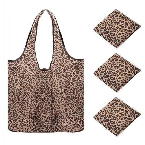 REUSABLE SHOPPING BAG FOLDABLE LIGHTWEIGHT 47X35 CM 3 PCS