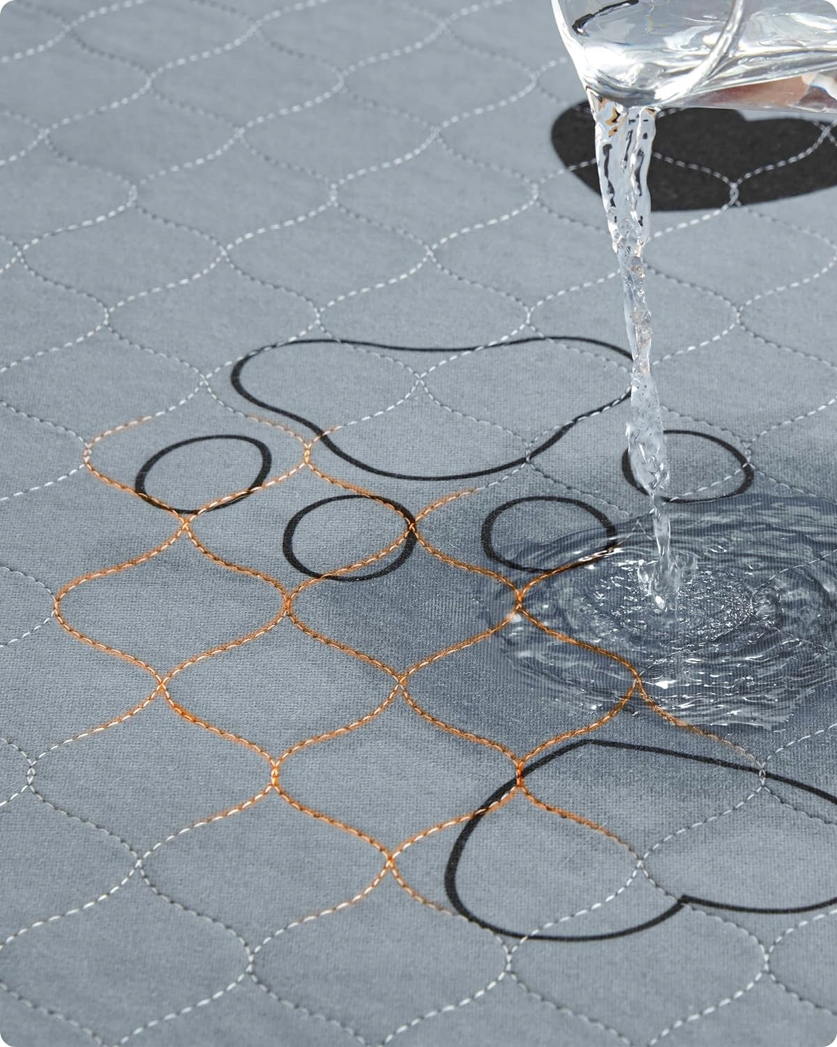 REUSABLE SUPER ABSORBENT DOG MAT 183 x 183cm 2PCS XXXL NON-SLIP Length 183 cm