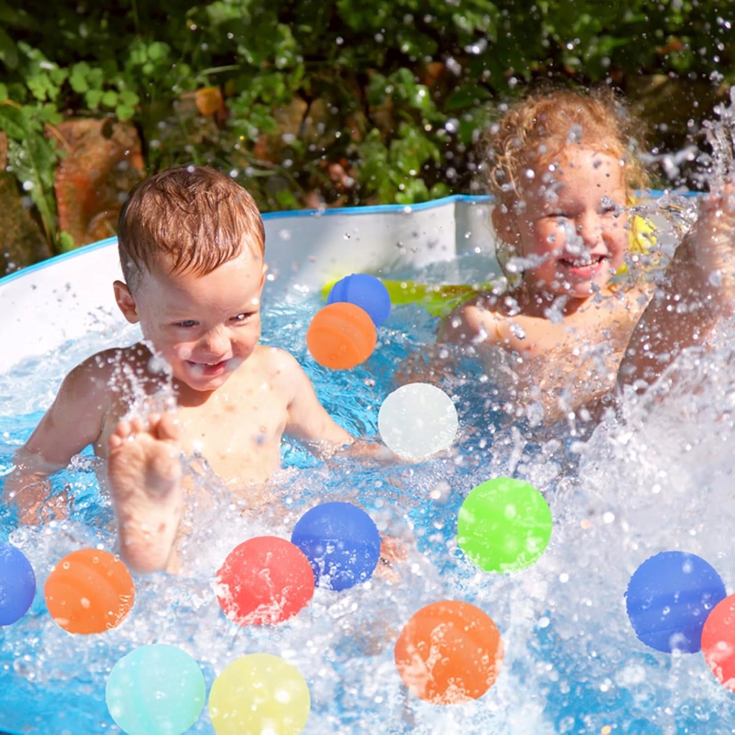 REUSABLE WATER BOMBS 12 PCS Kid's age 3＋ years
