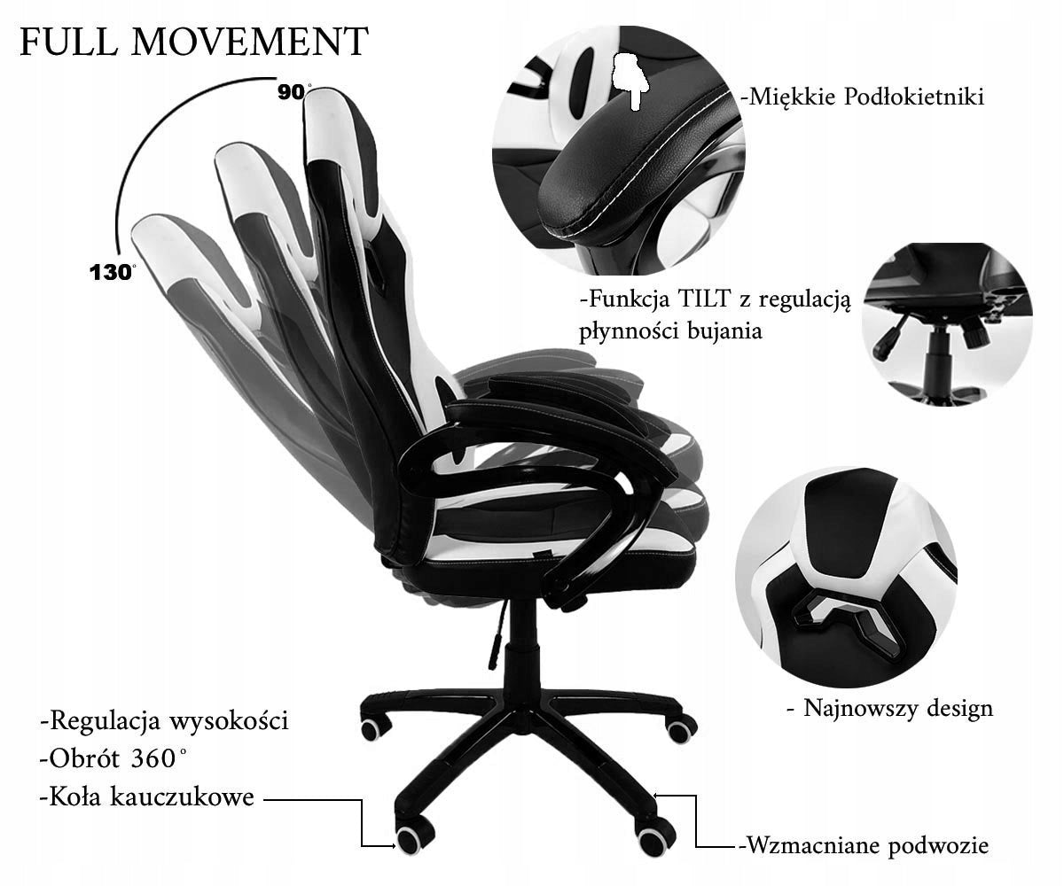 REVENTON Office Chair Black and Red Swivel Gaming Room EAN (GTIN) 5904703653059