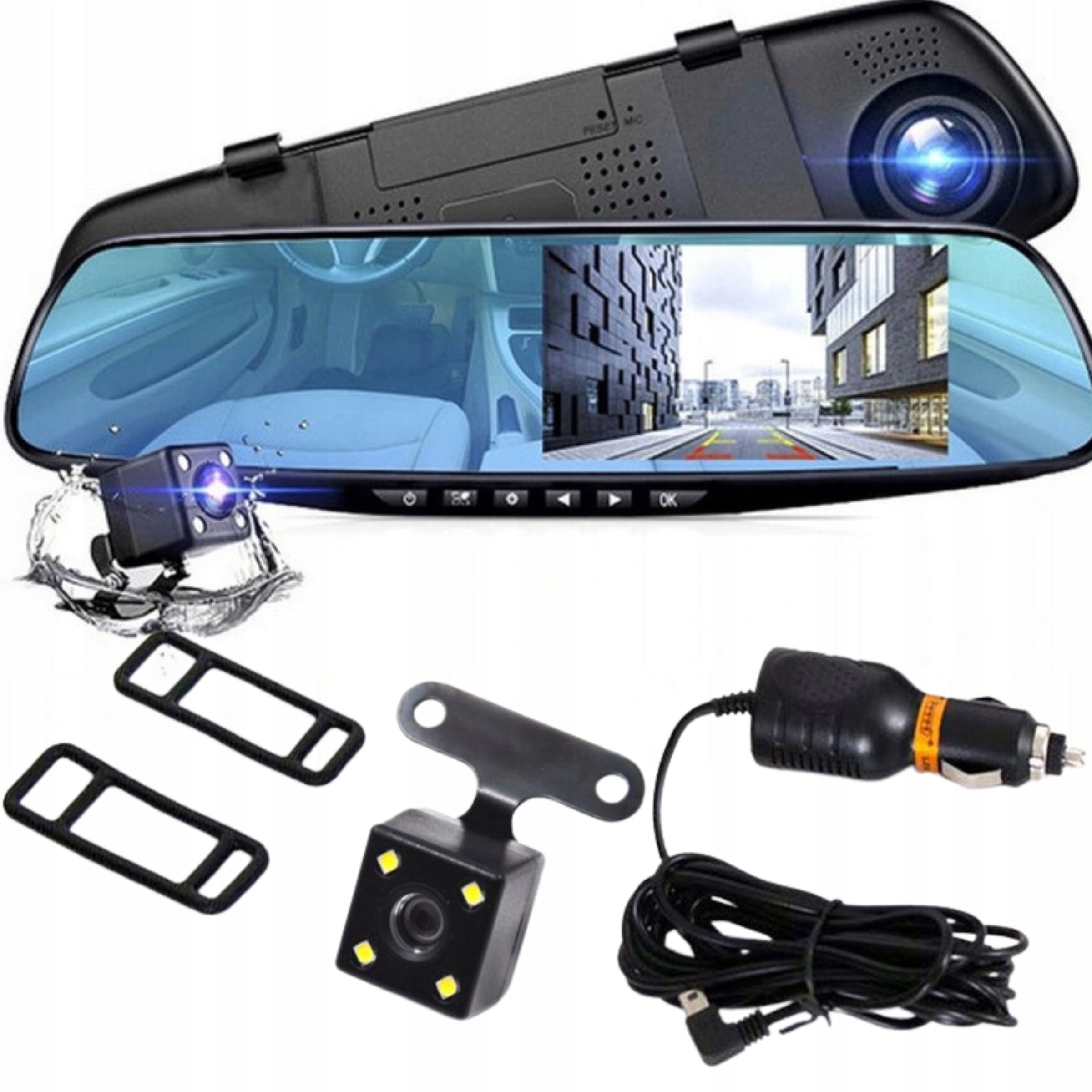 REVERSING CAMERA VIDEO RECORDER REARVIEW MIRROR