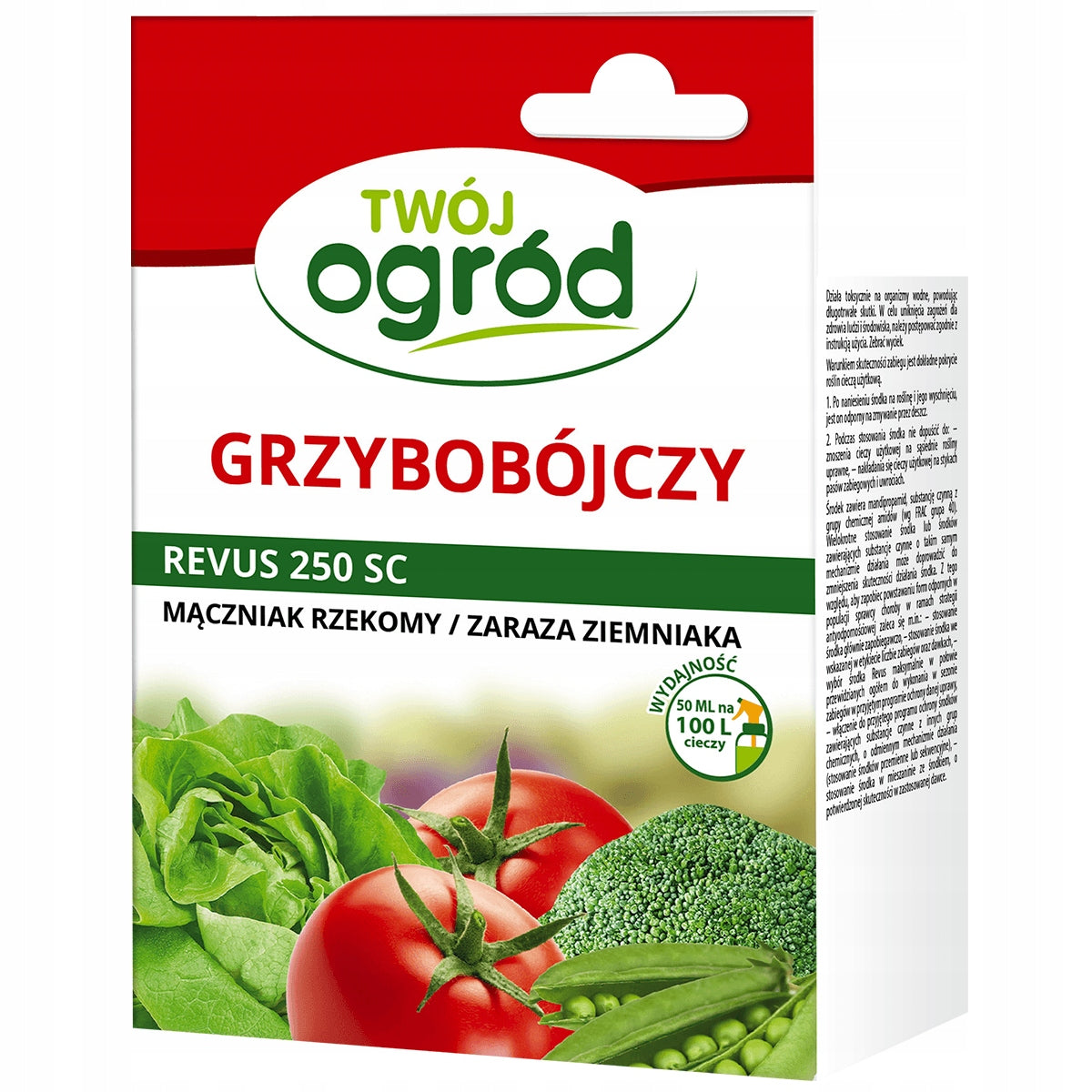 REVUS 250 SC 50ML FUNGICIDAL AGENT FOR POTATO BLIGHT POWDERY MILDEW TOMATO Packaging status original