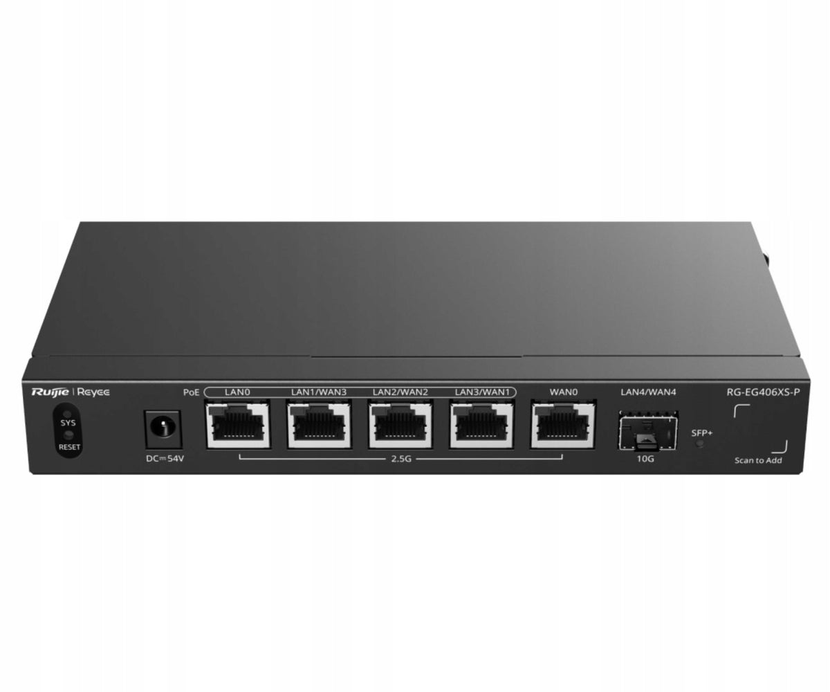 REYEE RG-EG406XS-P Router with 4 PoE and SFP+ Packaging status original