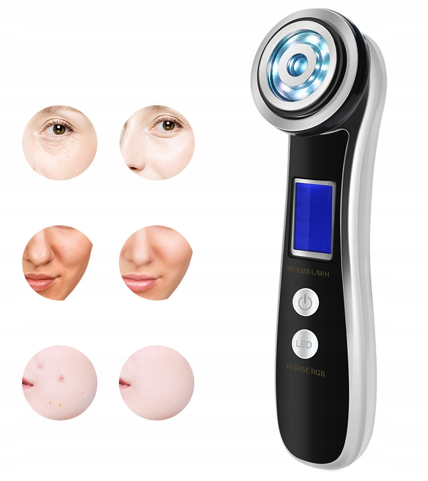 RF Face Lifting Device Massaging for Wrinkles Photon EMS 4in1 Packaging status original